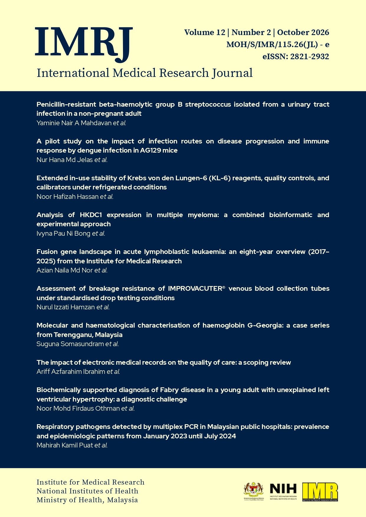 					View Vol. 12 No. 2 (2026): Volume 12 Issue 2 (2026)
				